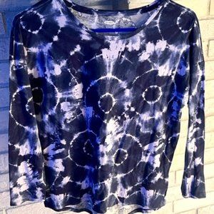 Girls Long Sleeve Shirt, Size XL, Tie-Dye